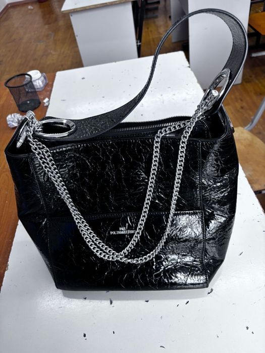 Сумка натуральная ломанная кожа