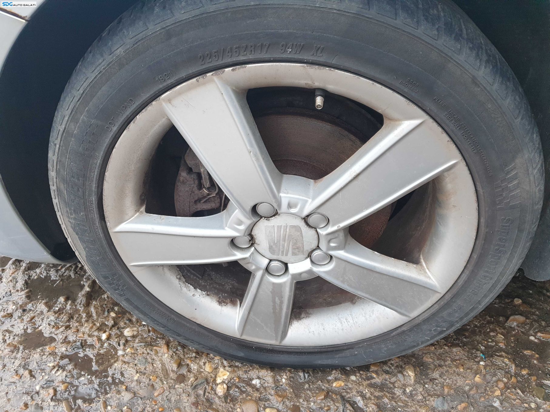 Set 4 Jante Roti Aliaj 225 45 17 R17 5x112 Skoda Superb 1 2002 - 2008 [K3351]