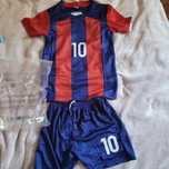 Costum de fotbal Barcelona pentru copii 5/6 ani marimea 120