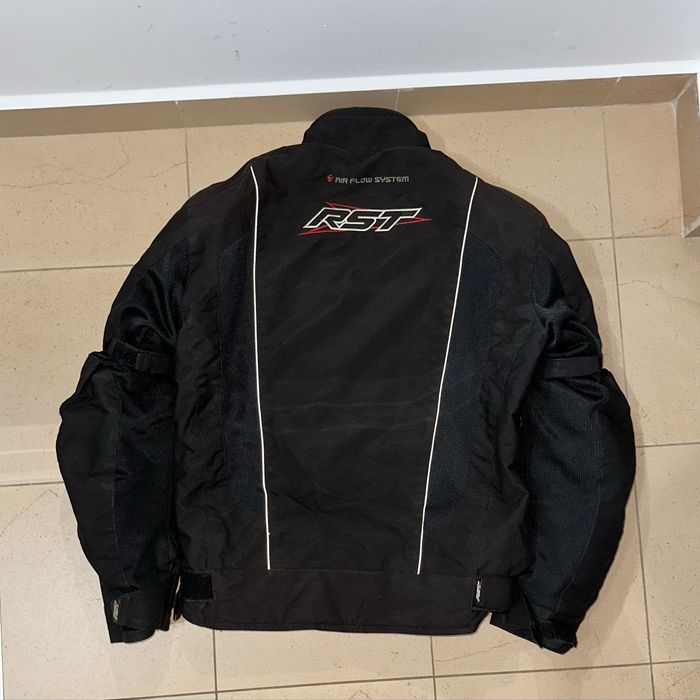 Geaca moto din material textil, marimea S/M, de culoare neagra