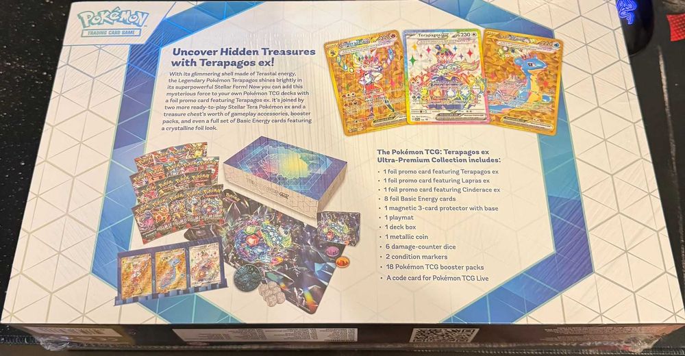 Terapagos EX Ultra-Premium Collection Pokemon TCG Box