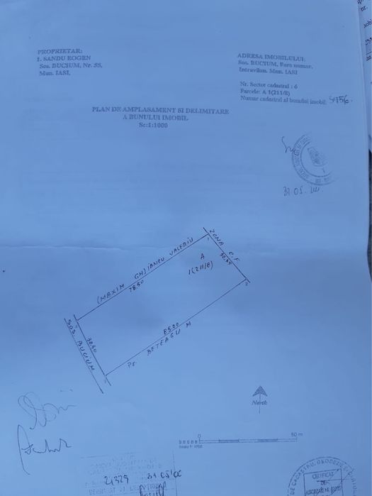 Teren sos bucium/ teren intravilan bucium/ teren bucium bulevard/