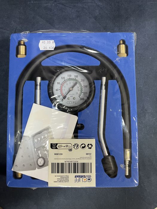 Манометър за измерване на компресия