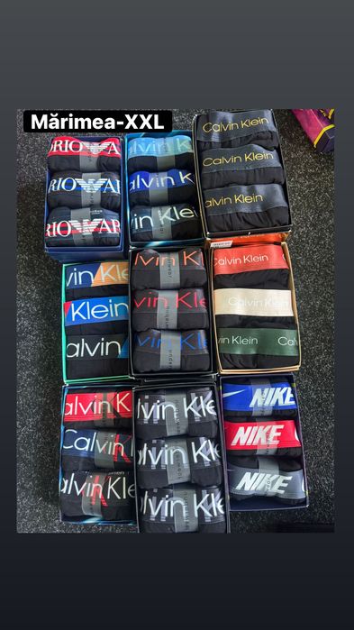 Boxeri Ck, D&G, EA7, Nike, Hugo Boss