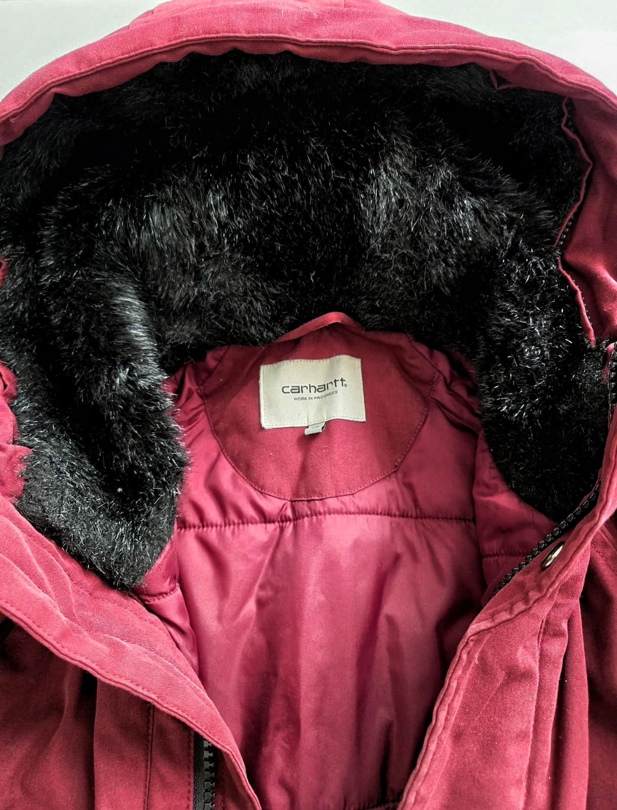 Парка Carhartt Trapper parka // XS в малинов цвят