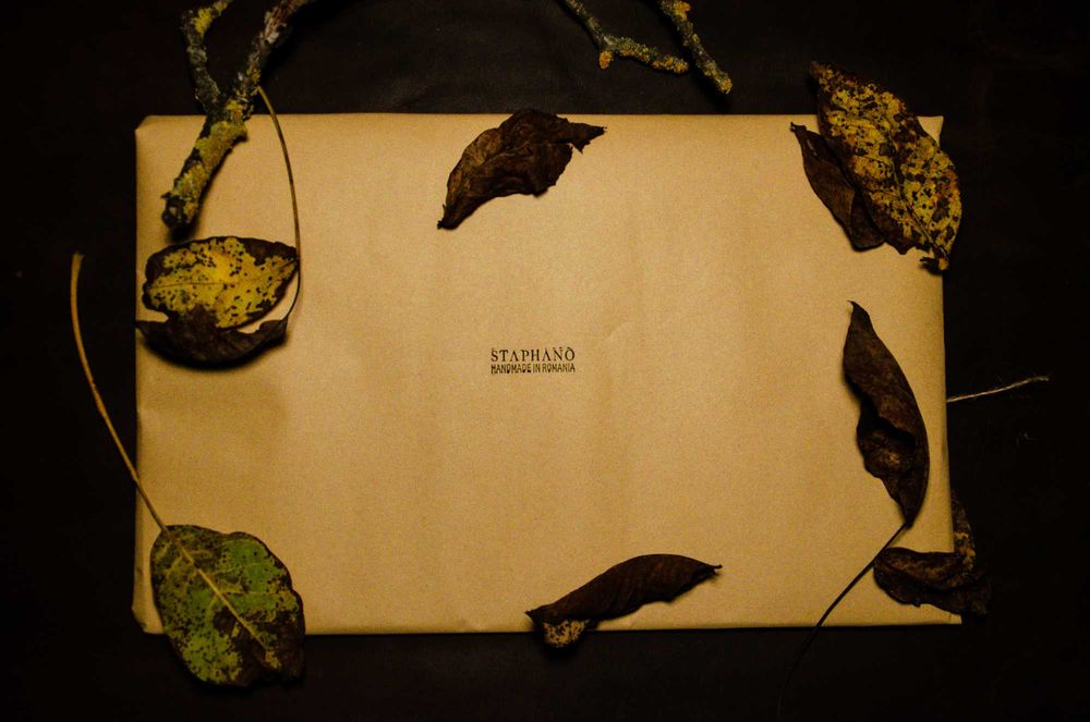 Husă handmade piele naturala laptop