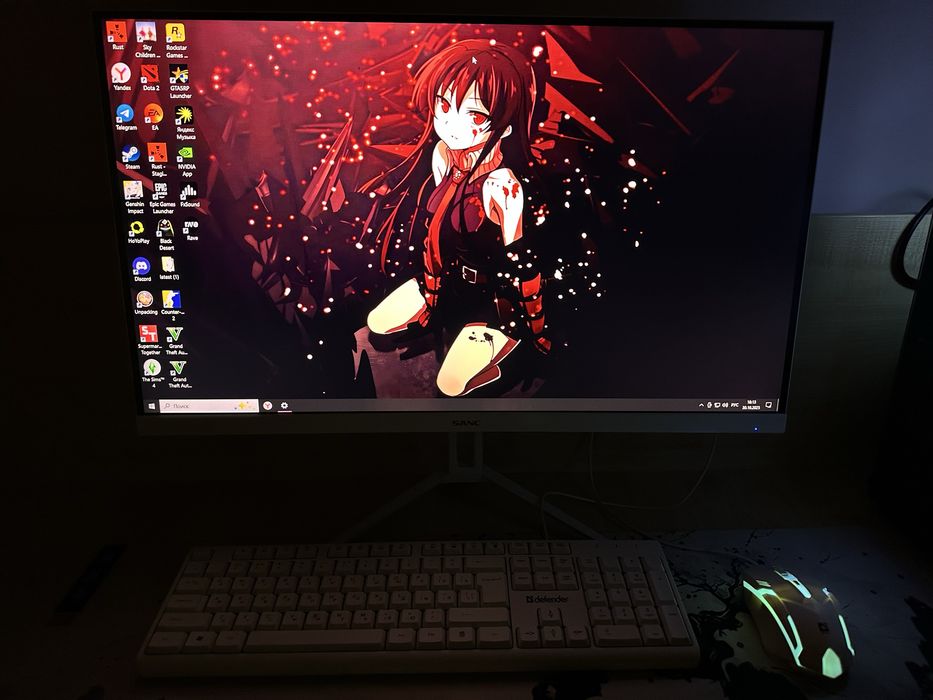 Компьютер i5-10400F + GTX 1660 Super + Монитор 27"