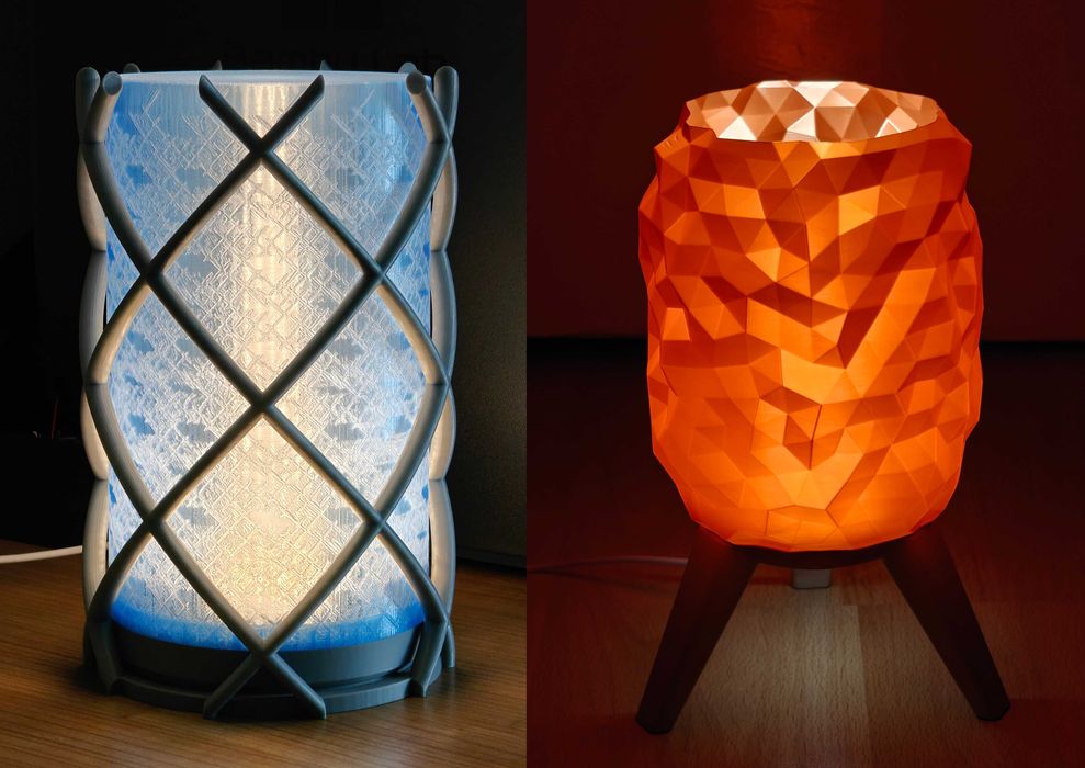 Lampa moderna printata 3D