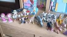 Lot jucării animale, bucătărie, păpuși, mașini, puzzle