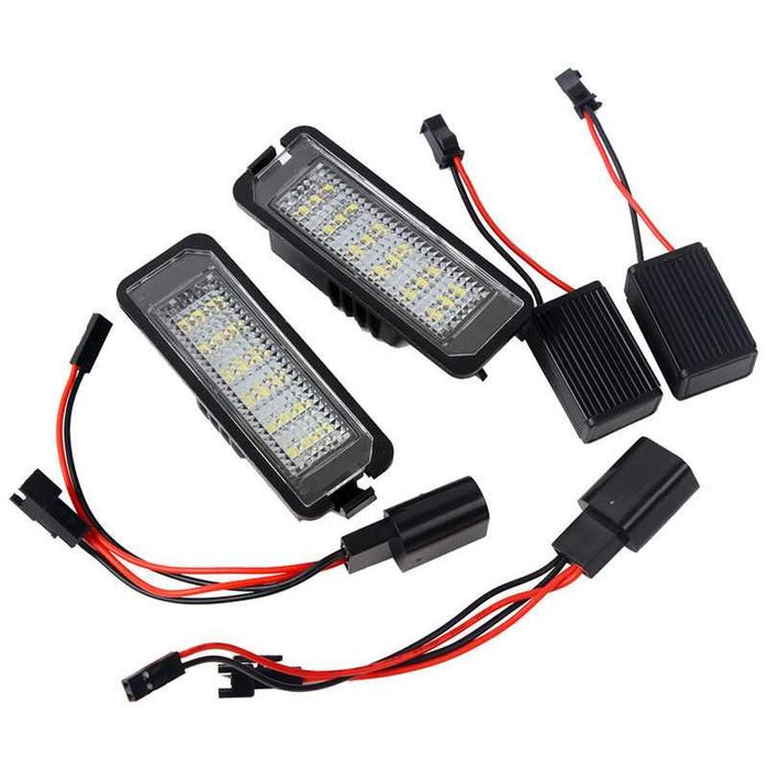 Set Lampi Numar LED  VW Golf 4 / 5 / 6 / 7, EOS, Passat B6 / B7, etc