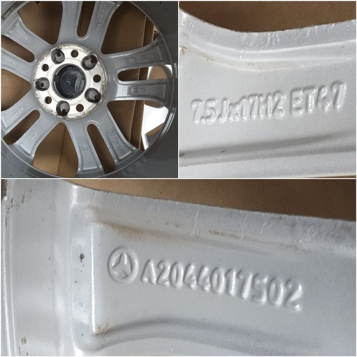 jante aliaj 17; 5x112;originale Mercedes C,V class w204,w205,Vito w447