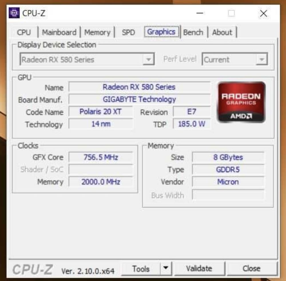 Placa video Aorus Gigabyte Radeon RX580 8gb GDDR5