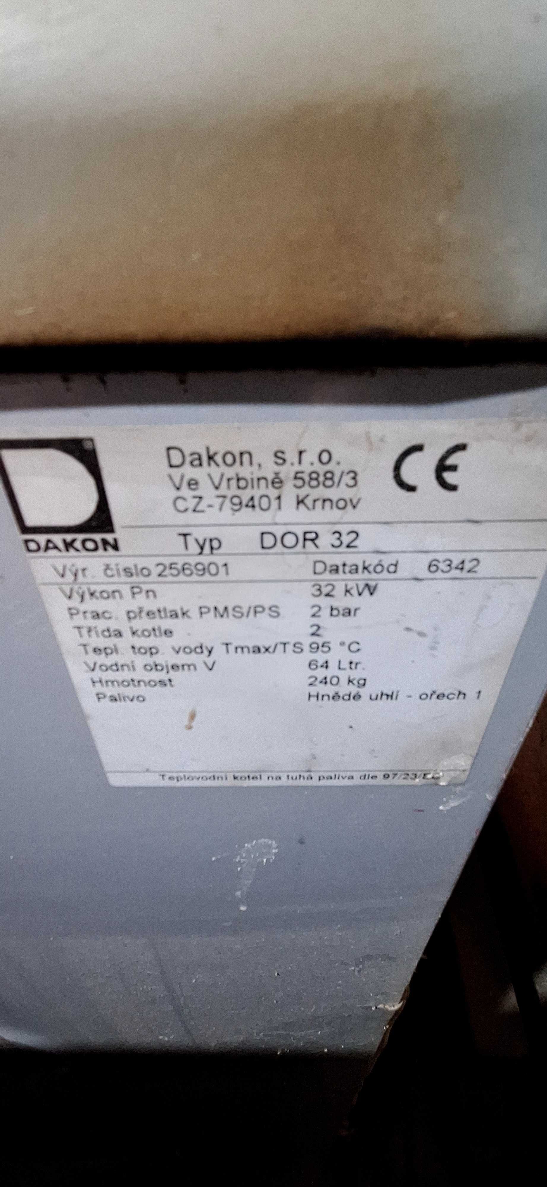 Dakon dor32+Пелетна горелка Greyko RB30