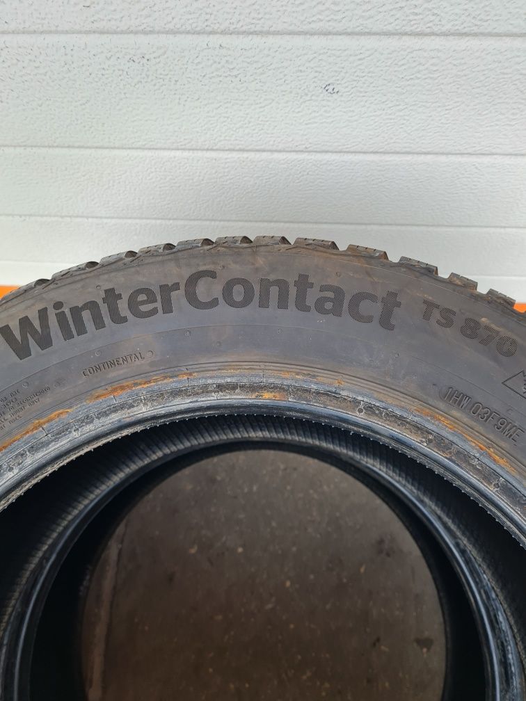 Зимни гуми 2 броя CONTINENTAL WinterContact TS870 205 55 R16 дот 3121
