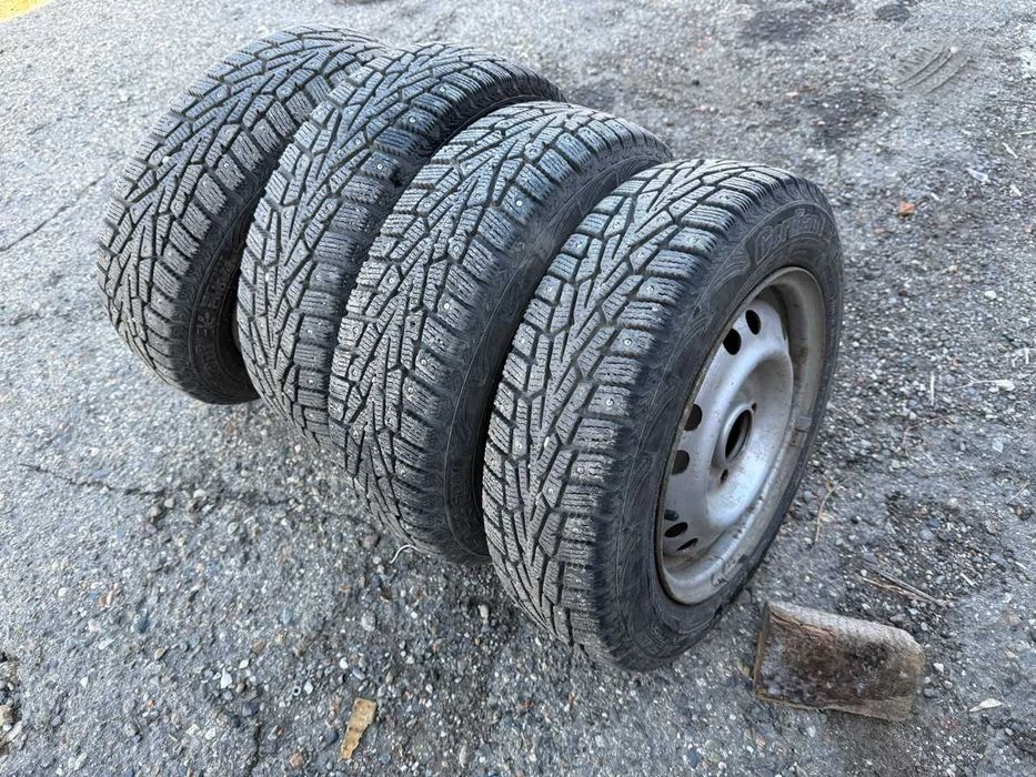 Диски R13 (4*114,3) с резиной 155/70R13 ( Матизки)