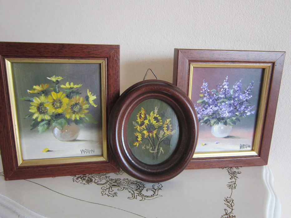 cadou rar miniaturi cu flori  Germania 1970