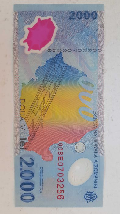 Bancnote 2000 lei cu eclipsa, 50€/bancnota