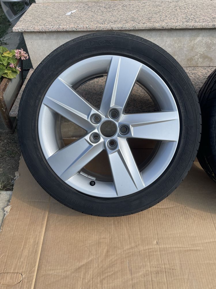 jante aliaj orig Skoda Fabia 3 NJ3 NJ5 Rapid Polo 5x100 215 45 16