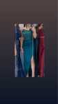 rochie lunga verde