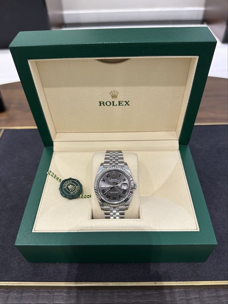 NEW Rolex Datejust 41mm Steel and White Gold 126334 WIM