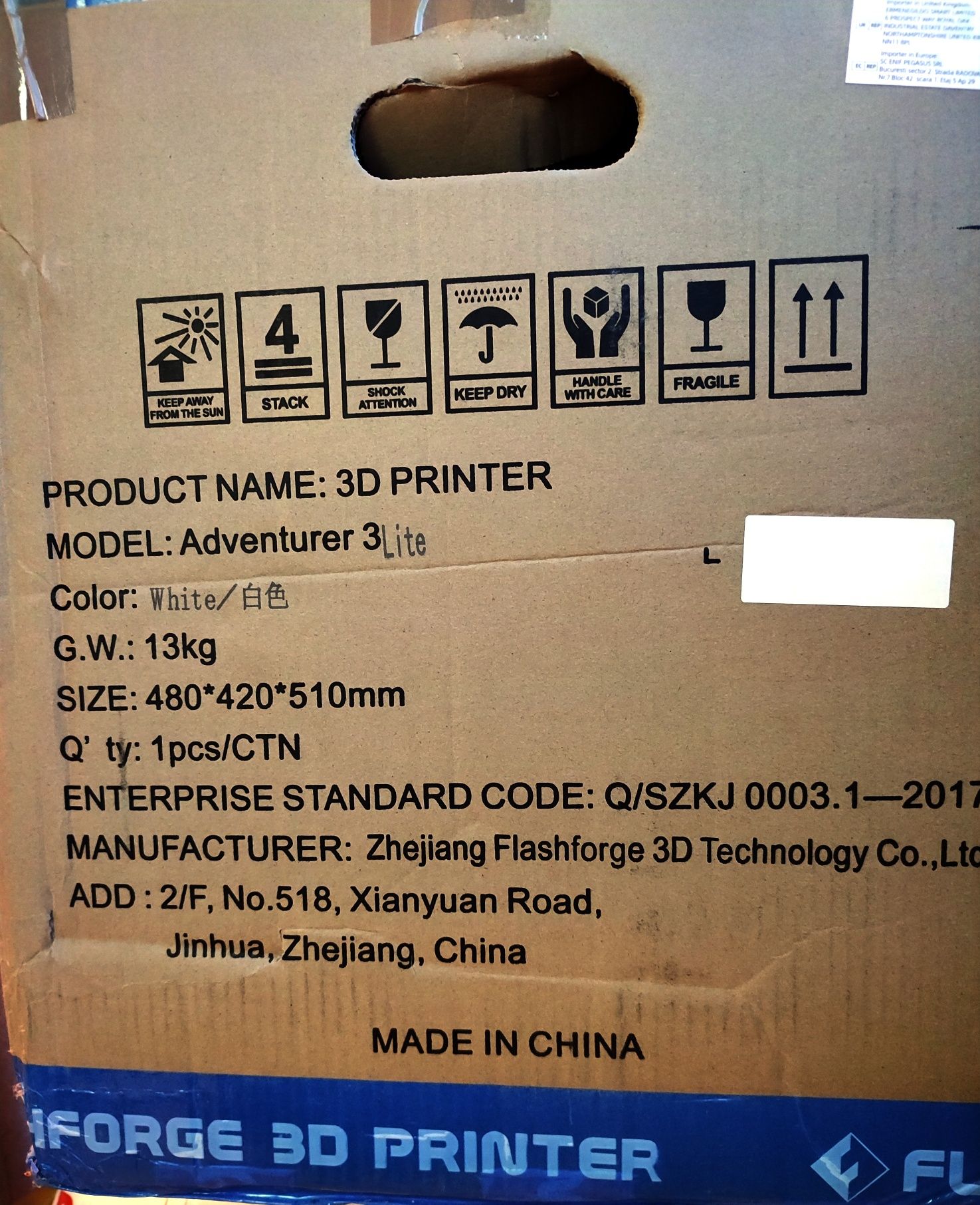 Imprimanta 3 D white