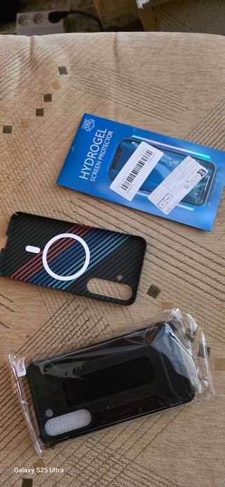 Samsung galaxy S 25 plus 512gb Silver Shadow / като нов