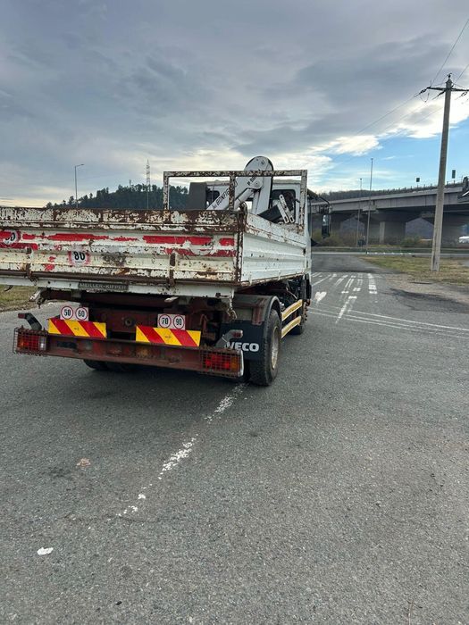 Iveco Eurocargo 10t 150cp basculabil cu macara ,schimb cu toyota hilux