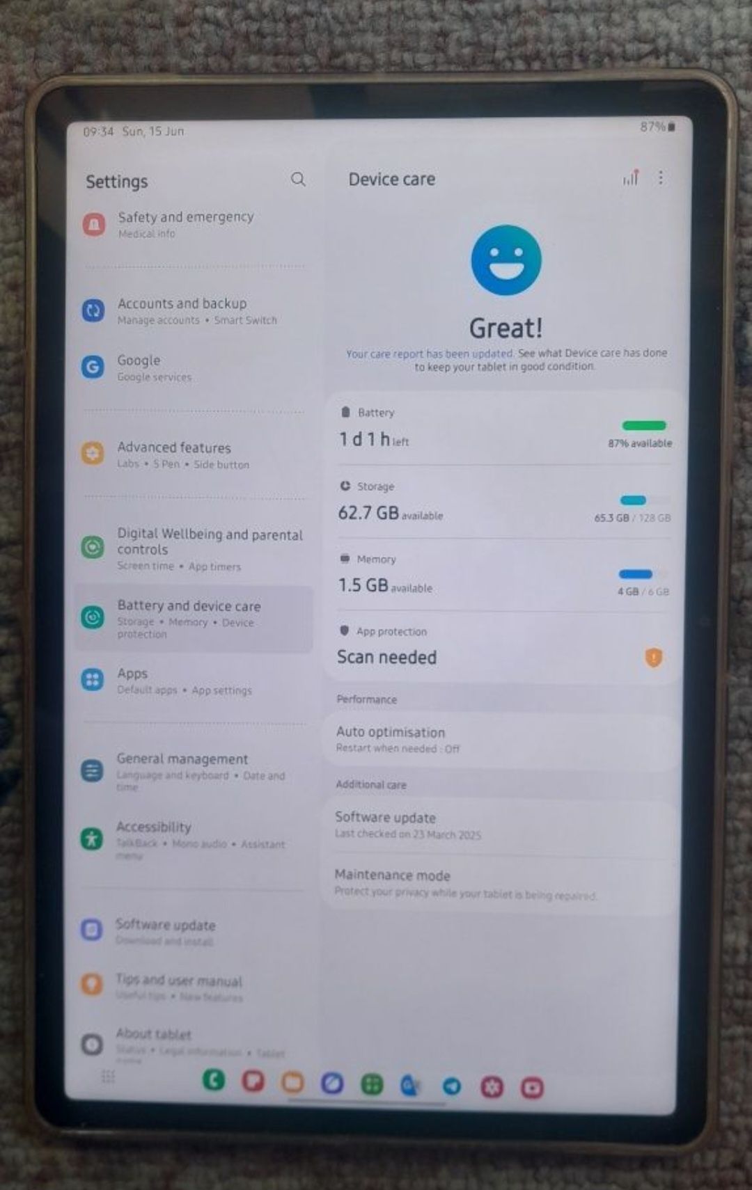 Samsung galaxy tab s7