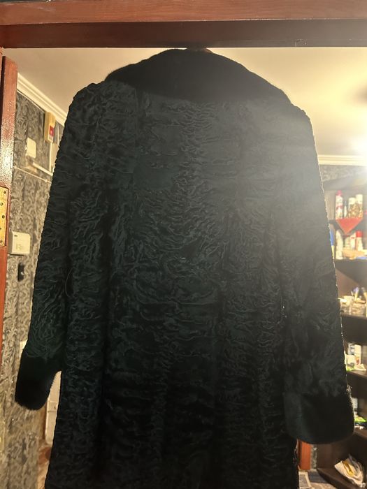 Шикарная итальянская шуба супер премиум каракульча Swakara