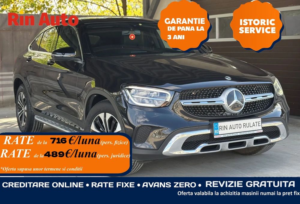 Mercedes-Benz GLC Coupe Posibilitate Vanzare si in RATE ~ Credit Leasing TVA 21 % ~ Benzina 4M