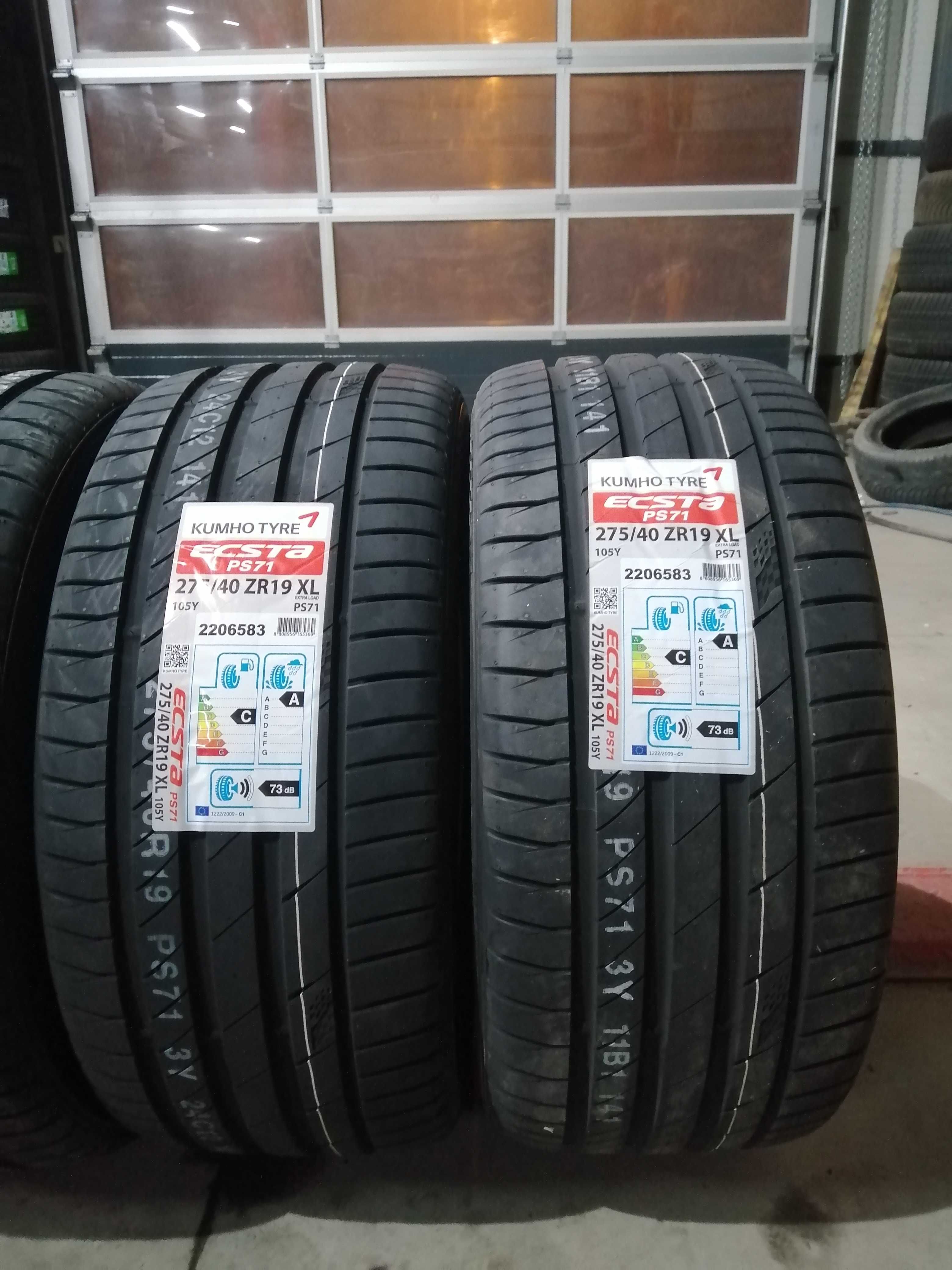 Set anvelope Kumho( BMW ) 275/40/19 Cu 245/45/19 Noi De Vara