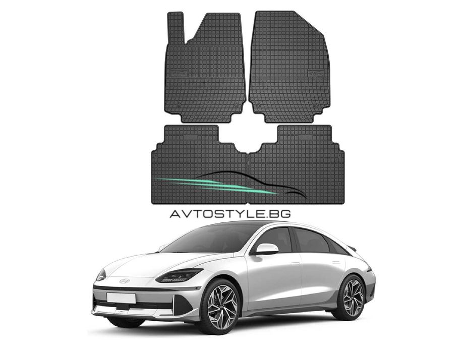 Гумени стелки за  Hyundai Ioniq 6 седан след 2022 г., Frogum - El Toro