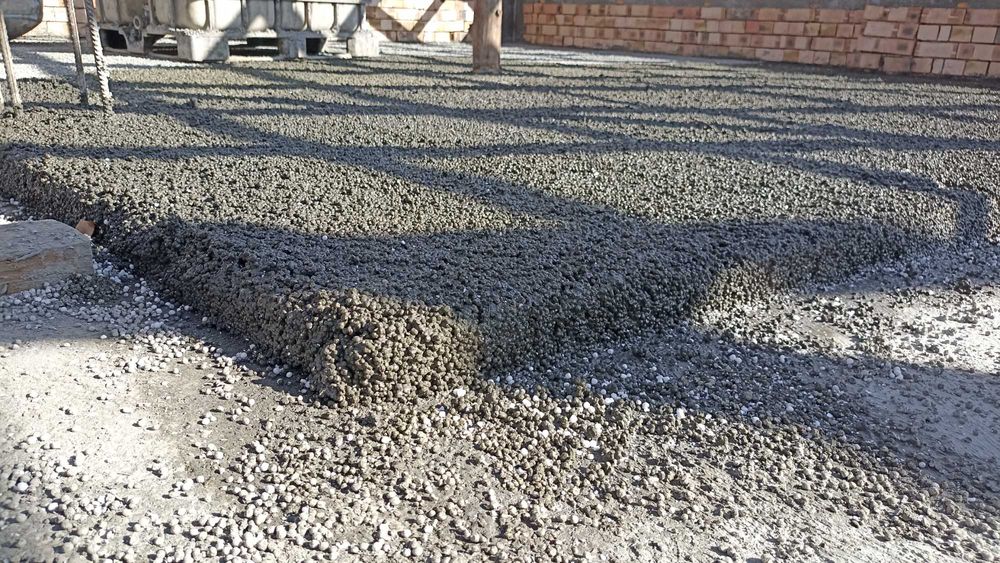 Теплоизоляция цементно полистирольным раствором