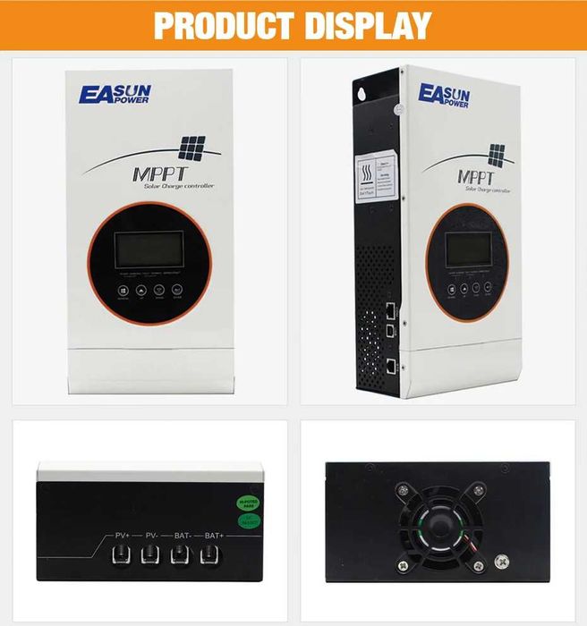 Controler regulator solar iCharger MPPT 80A – pentru baterii de 12‑48V