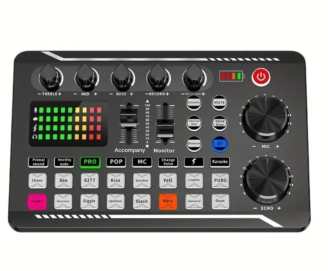 Mixer Audio cu Bluetooth și efecte de sunet / Consola DJ