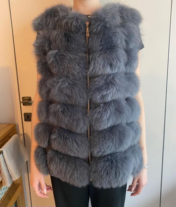 Vesta din blana 100% naturala