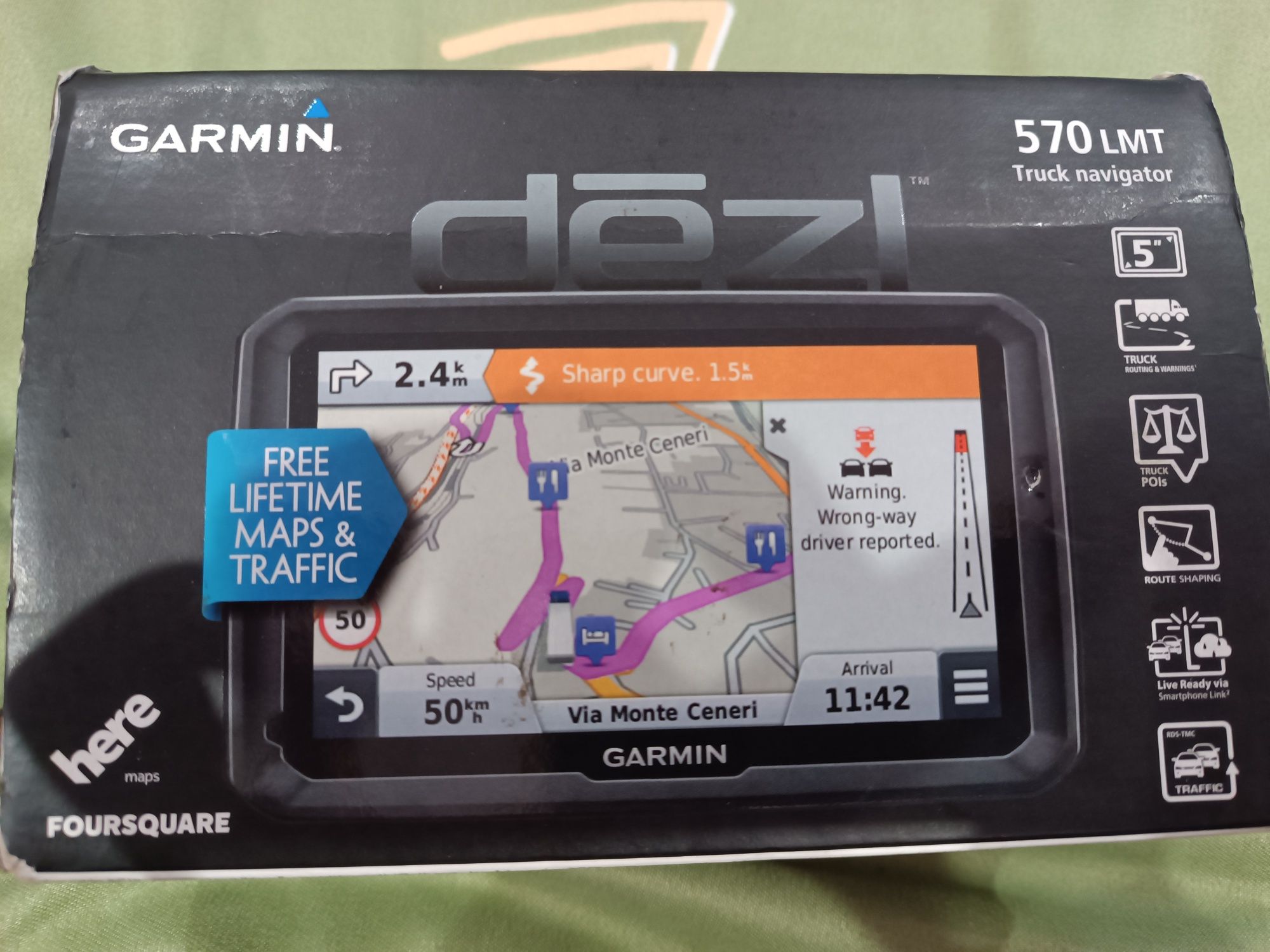 Навигация за камион Garmin 570 LMT