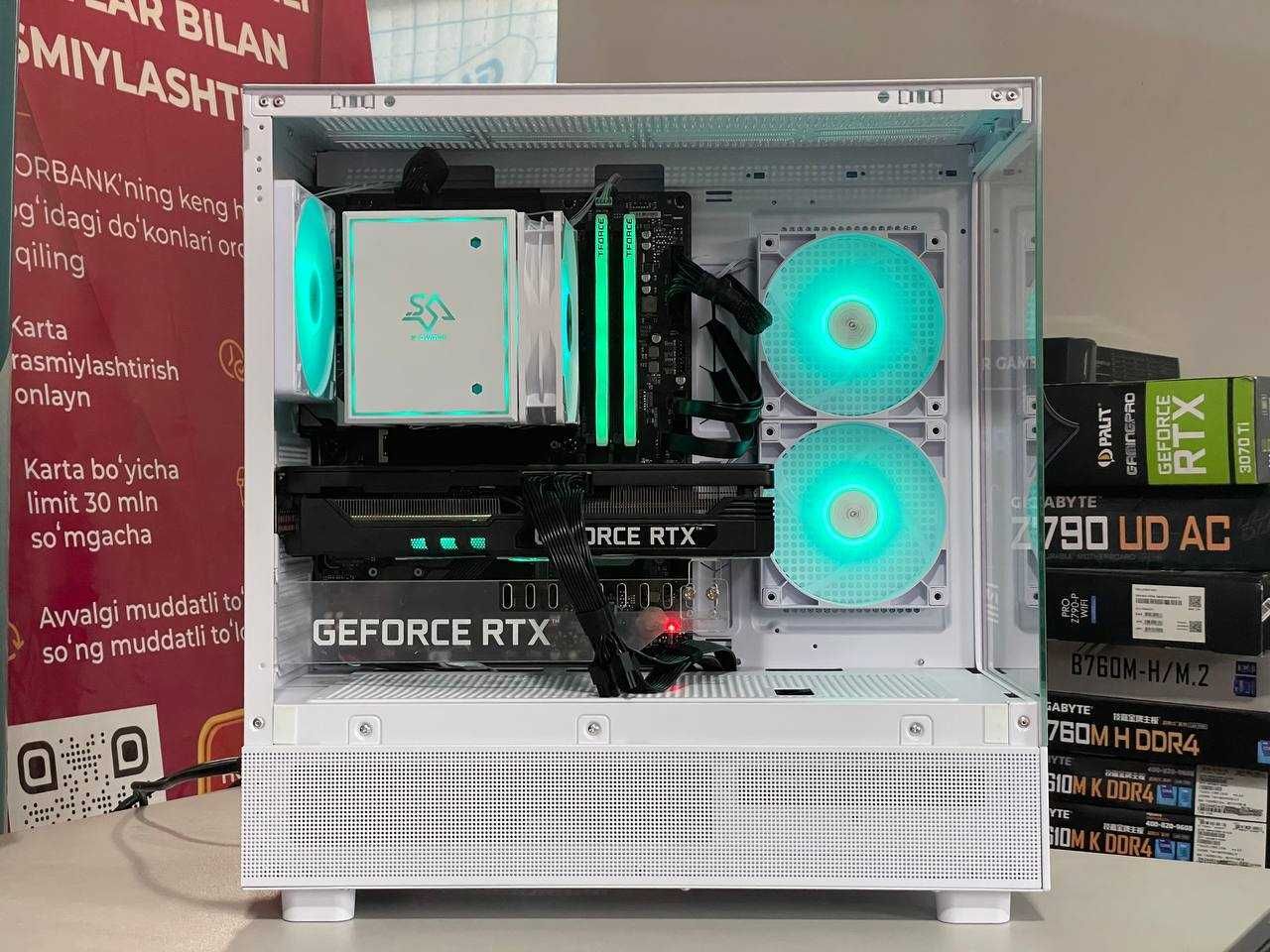 от 1 млн 450тыс сум / рассрочка: Сборка i5-14600KF + RTX 3070Ti