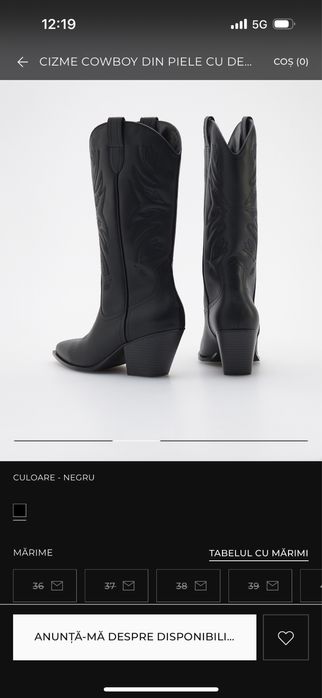 Ciocate , cizme cowboy