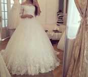 Rochie mireasa stil printesa xs,S