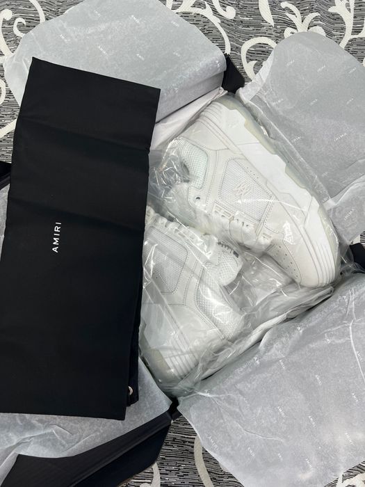 Adidasi Amiri MA-1 Full White Noi