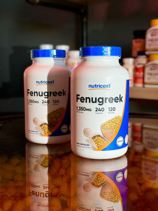 Nutricost Fenugreek Seed 135 mg, 240 capsules