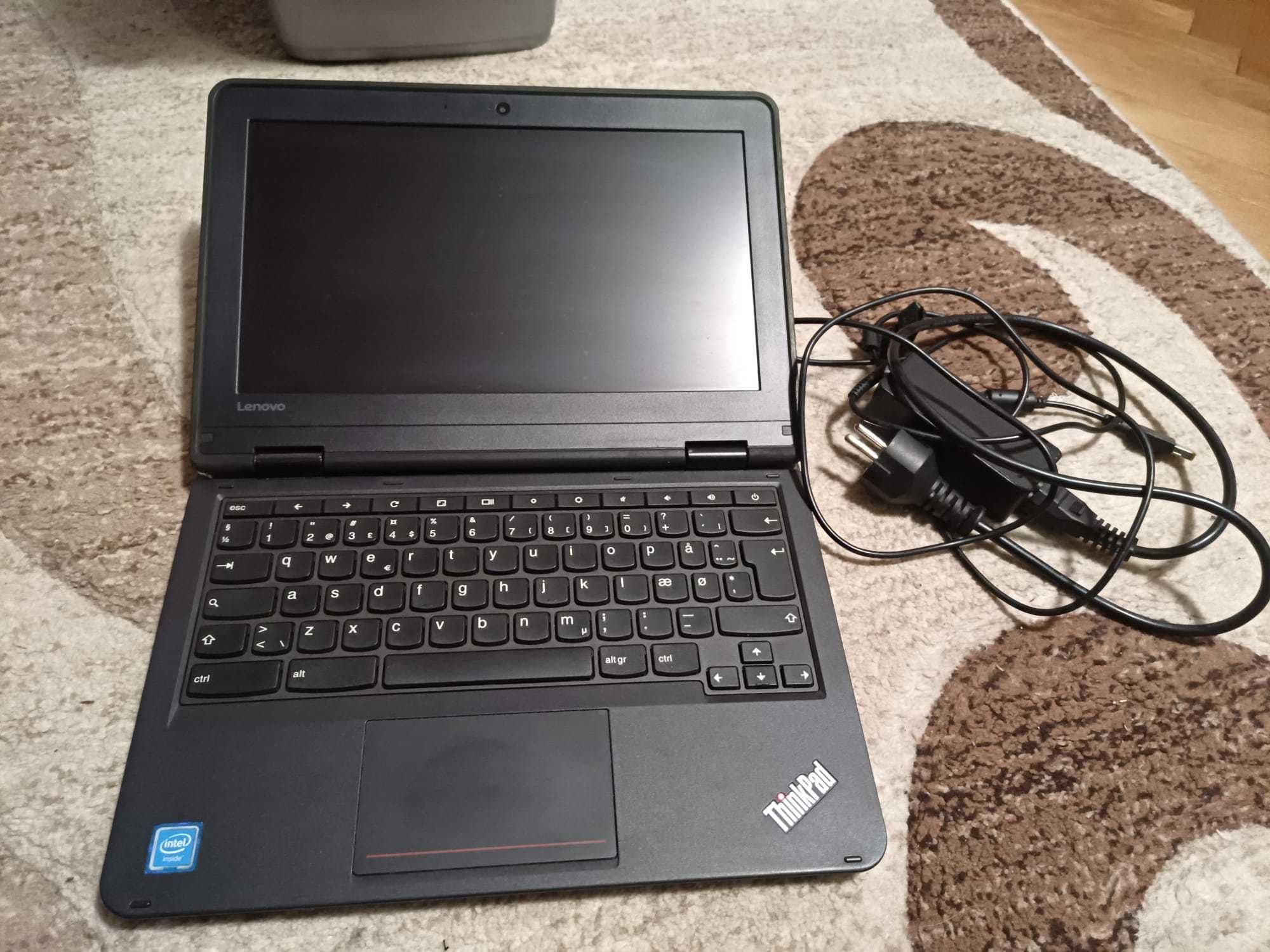 Laptop Lenovo TinkPad 11E Cromebook-peste 8 ore autonomie