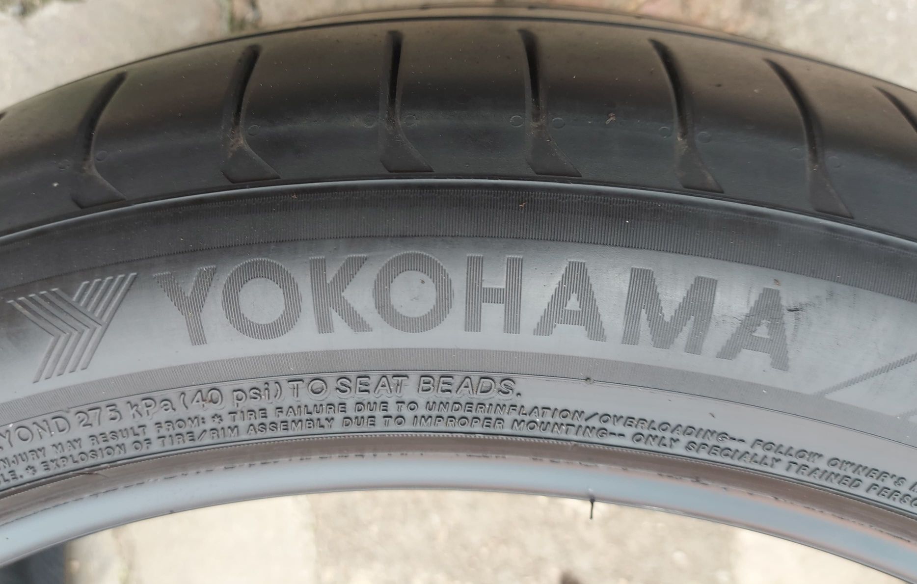 Set 2buc 275/40 R20 106W XL Yokohama Advan Sport V107 *BMW vară