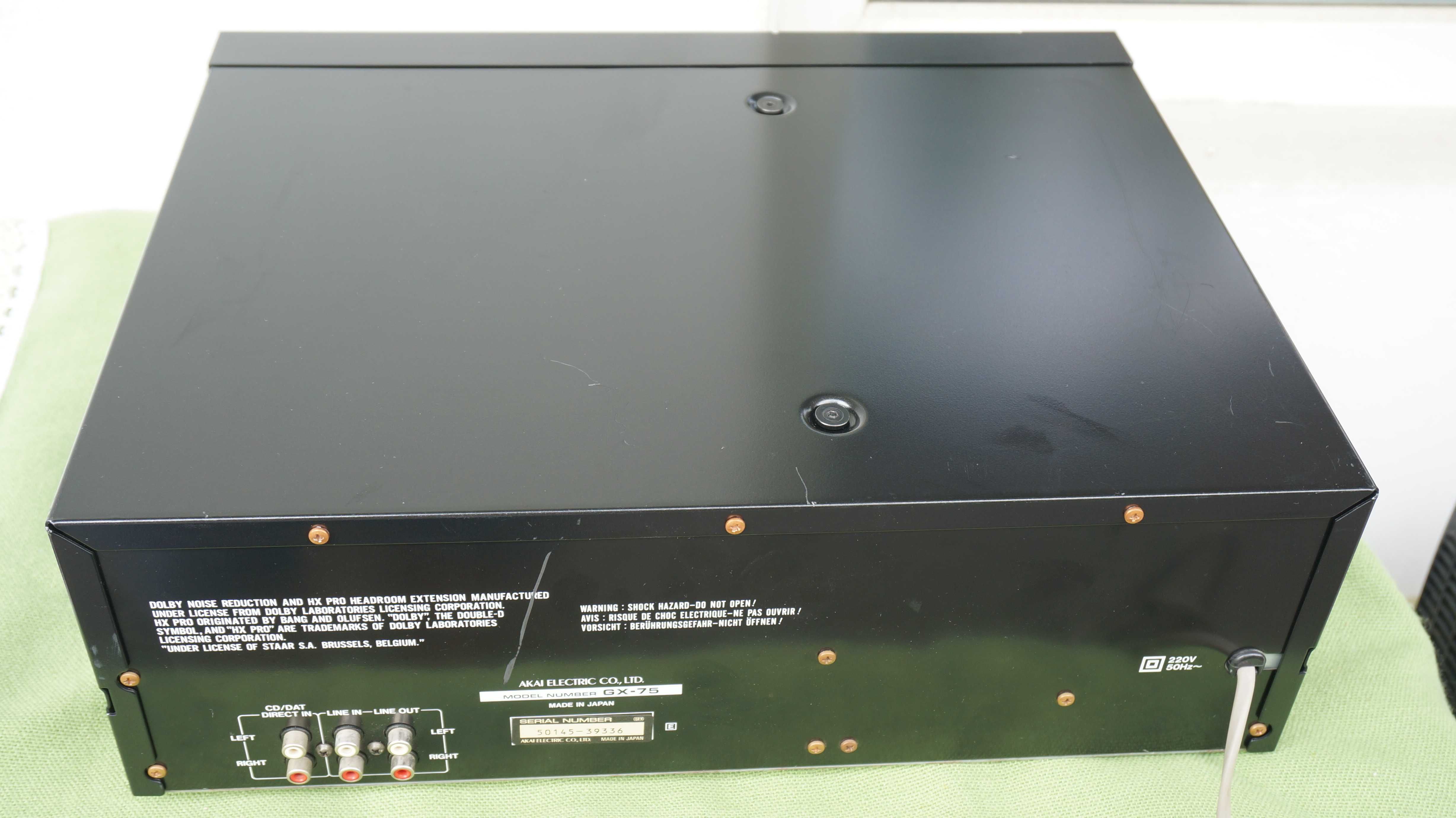 Casetofon deck AKAI GX75