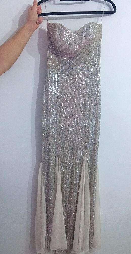 Rochie de lux , de ocazie , tip sirena lunga din paiete sclipici S