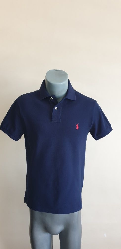 POLO Ralph Lauren Pique Cotton Slim Fit / S / ОРИГИНАЛ! Мъжка Тениска!