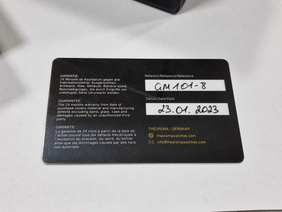 Мъжки часовник Casablanca Theorema - GM-101-8 | Gold