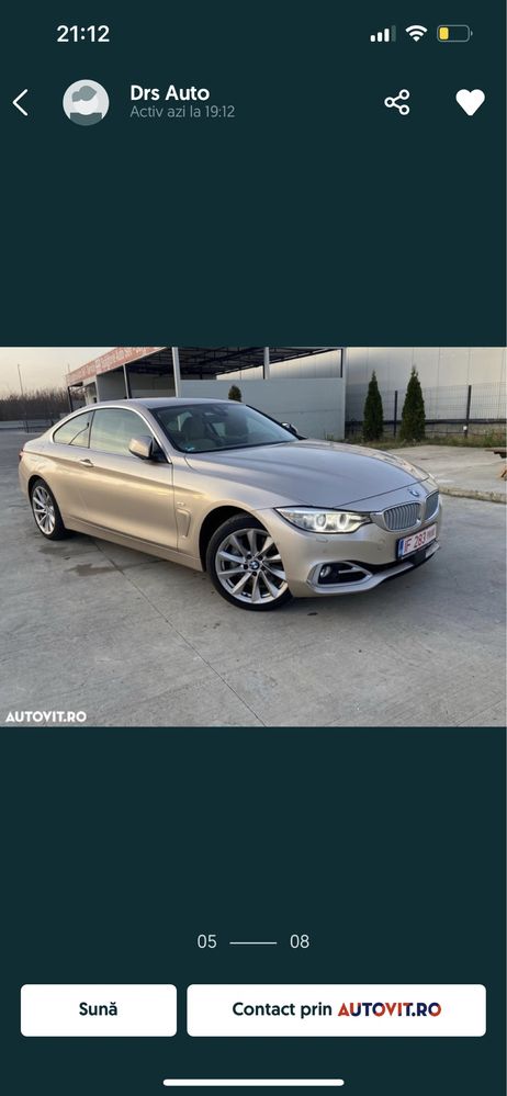 Vând BMW 435 diesel!!!