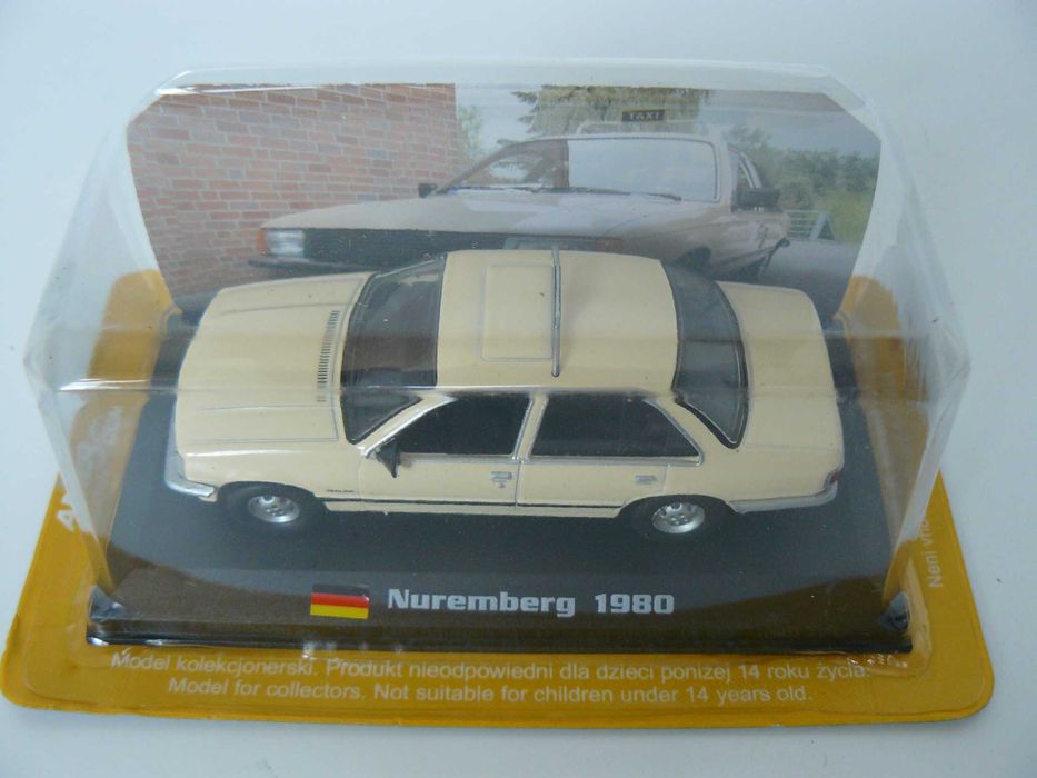 Macheta Auto De Colectie OPEL REKORD E Taxi Scara 1:43, Noua Amercom